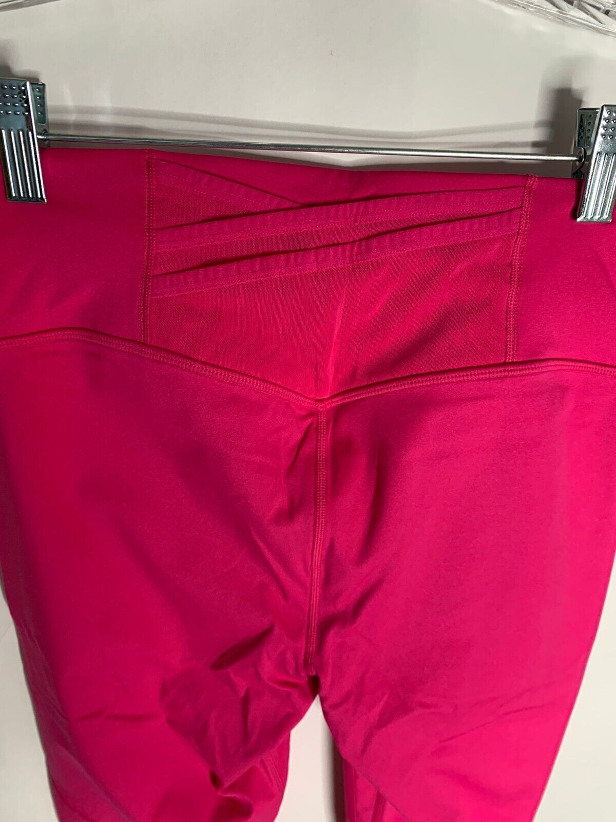 Fabletics Womens M Trinity High Waisted Pocket Legging Dark Pink Motion365