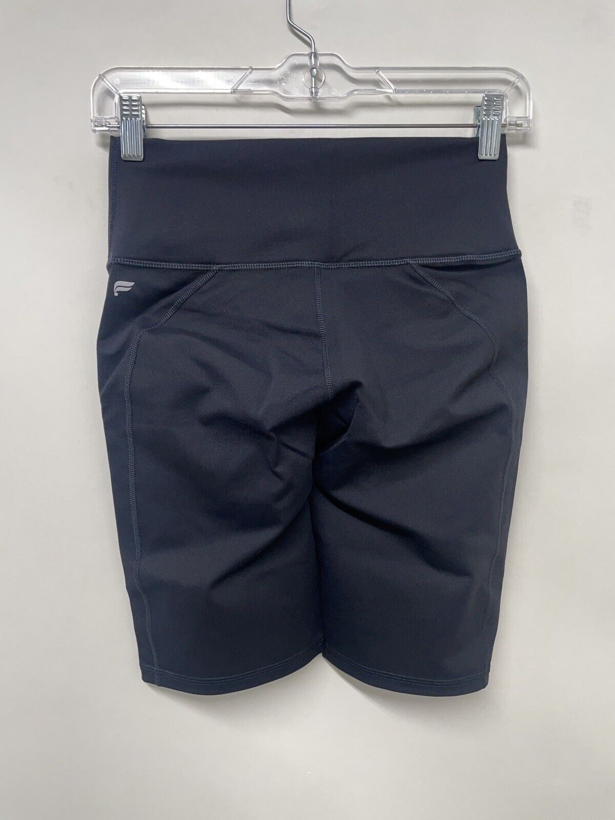 Fabletics Women's S Define PowerHold High-Waisted 9'' Short Black Gym Athletic