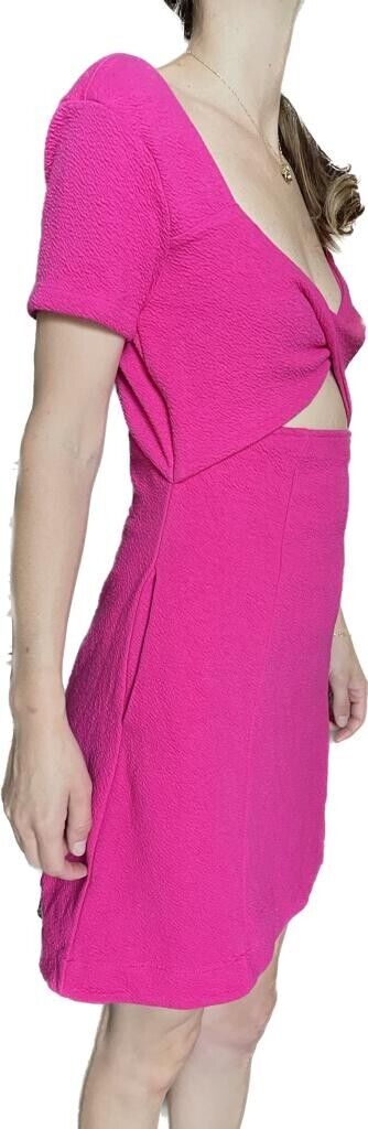 Maeve by anthropologie Womens XS Cut-Out Mini Dress Twist Pink