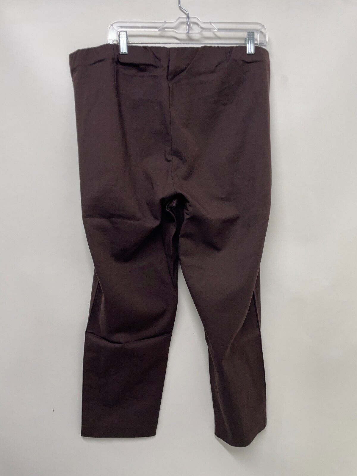 J. Jill Women's Plus 18 Essential Cotton-Stretch Pant Chocolate Brown 215771 NWT