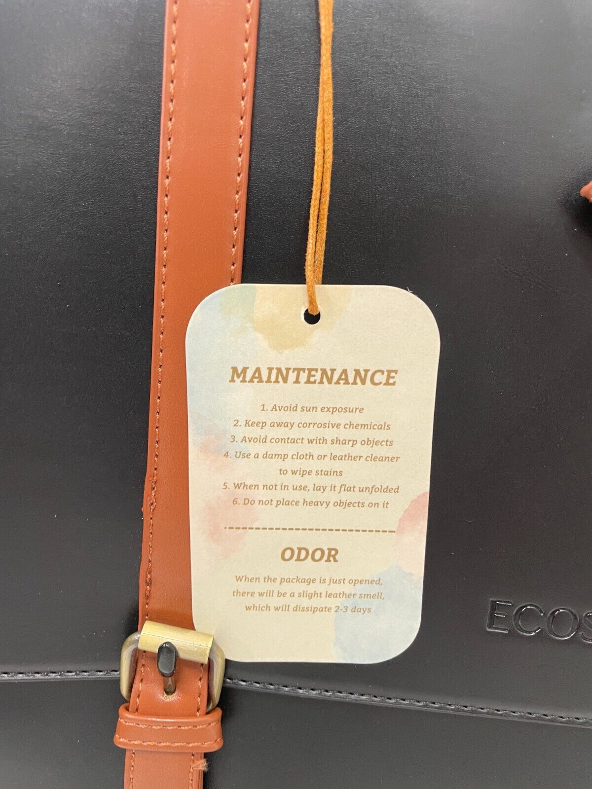 Ecosusi Classic Bow Briefcase PU Leather Laptop Bag Satchel Fit 15.6" Case Purse