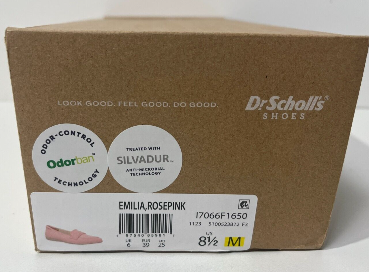 Dr. Scholl's Womens 8.5 Emilia Slip On Casual Loafers Shoes Rose Pink I7066F1650