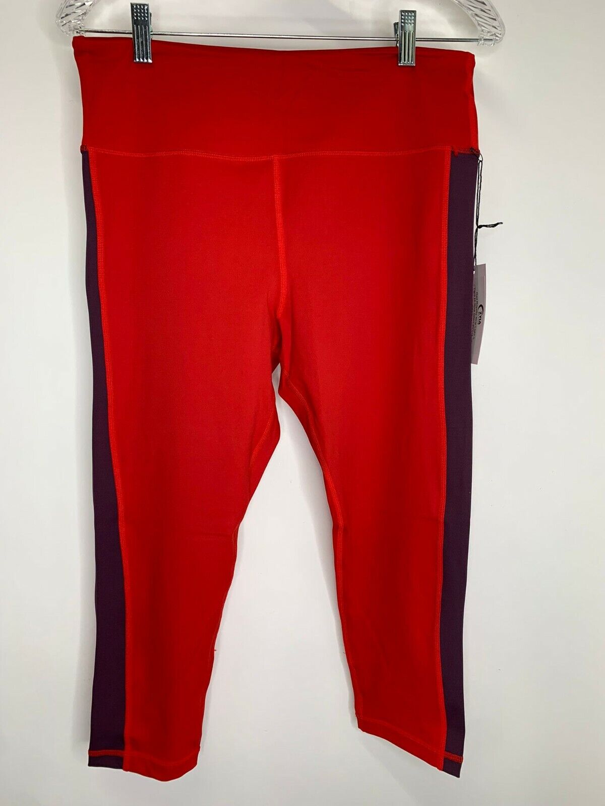 Zyia Womens L Light n Tight Hi-Rise Capri Legging Yoga Pant Red Royalt – B  Squared Liquidation