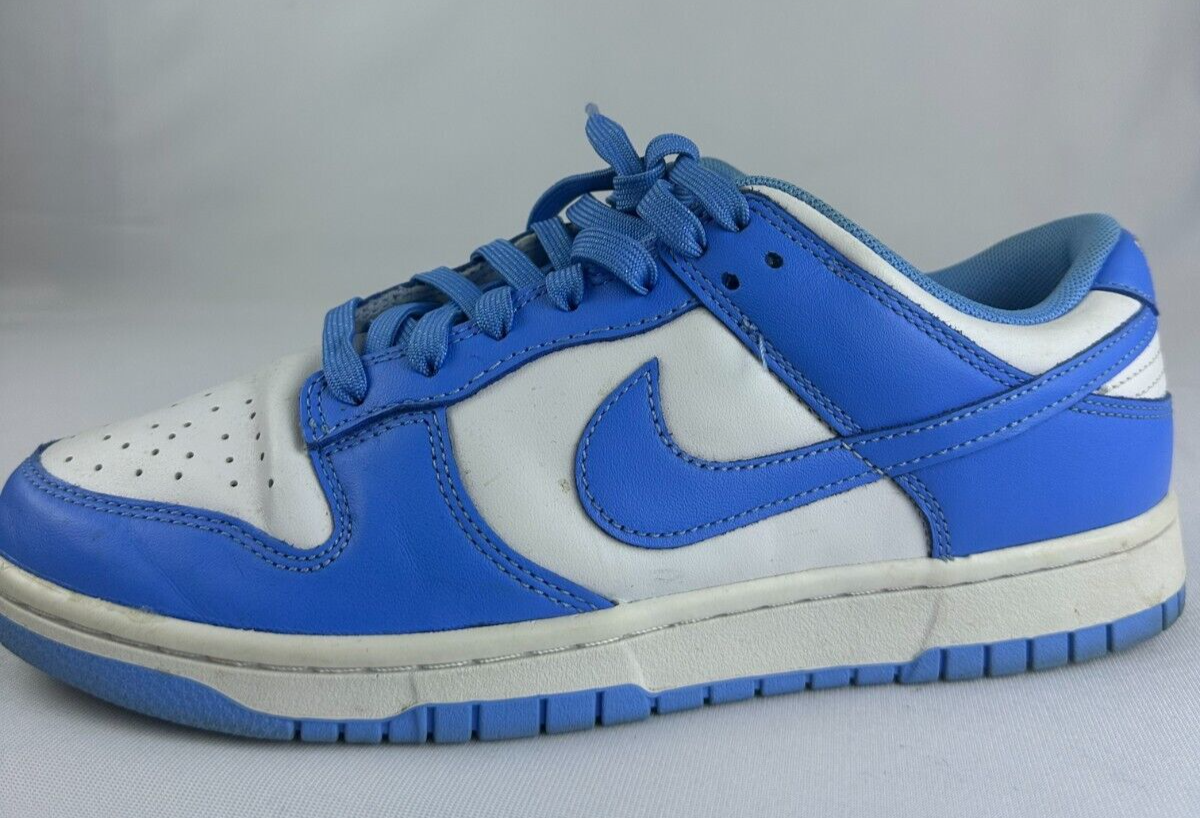 Nike Mens 9 Dunk Low University Blue UNC Carolina Shoes Sneakers CW1590-103