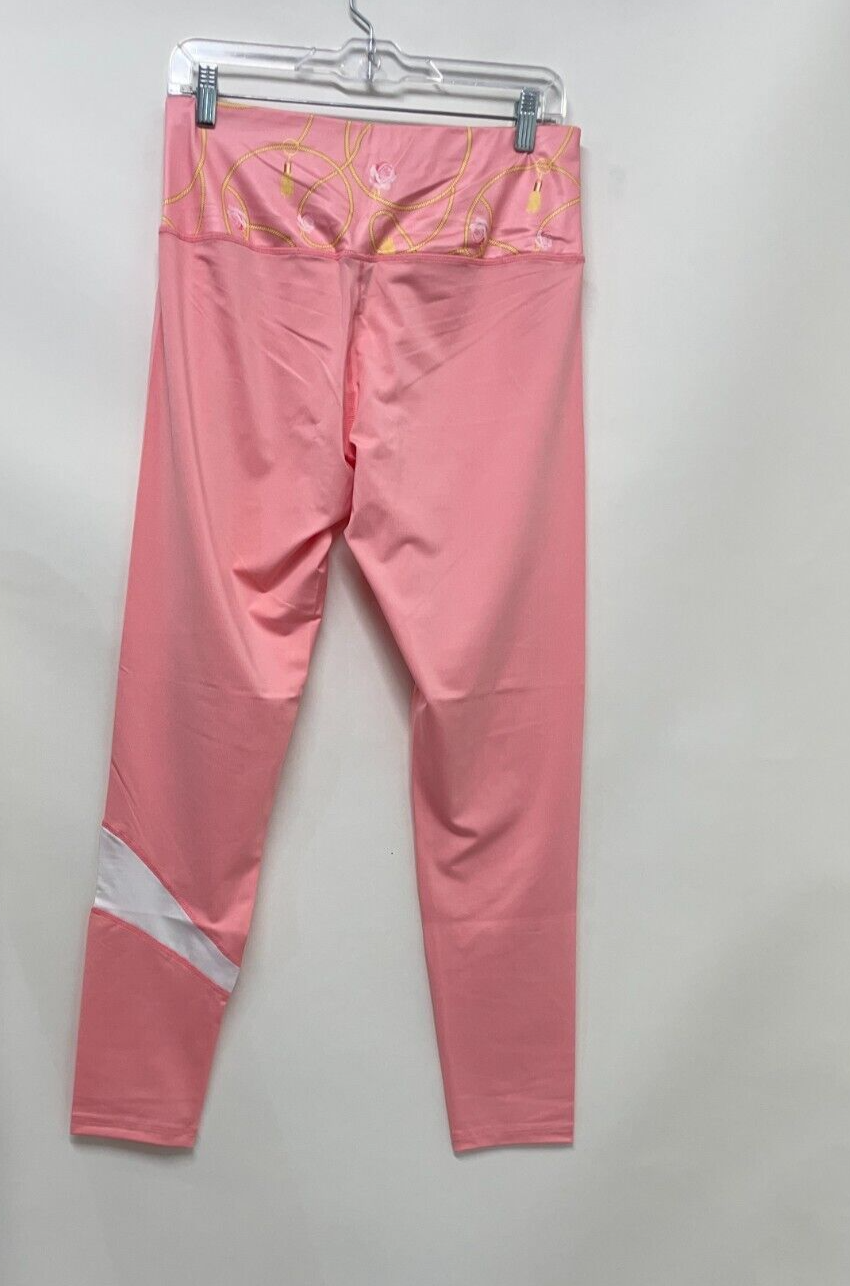 Ivy Storehouse Women's M AKA Alpha Kappa Alpha Roses Leggings Pink Ankle NEW