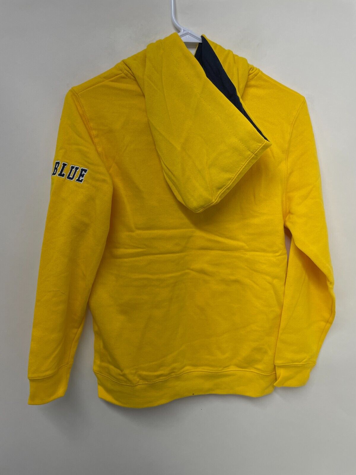 Michigan Wolverines Colosseum Youth M (12-14) Big Logo Pullover Hoodie Yellow