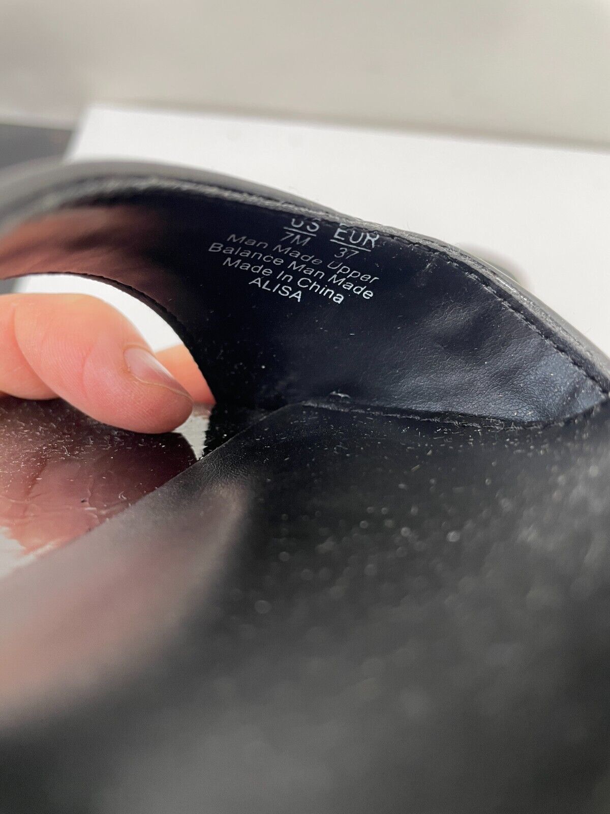 Circus by Sam Edelman Womens 7M Alisa Metallic Ankle Strap Platform Heels Black