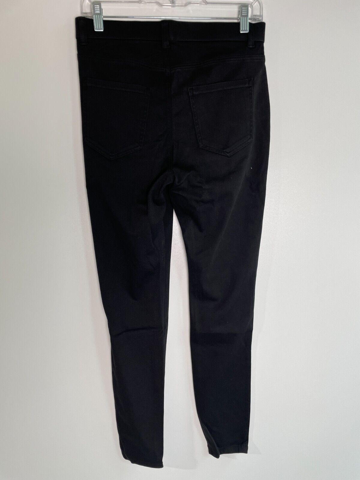 Halara Women's M Full Length High Waisted Stretch Skinny Jeggings Black Denim