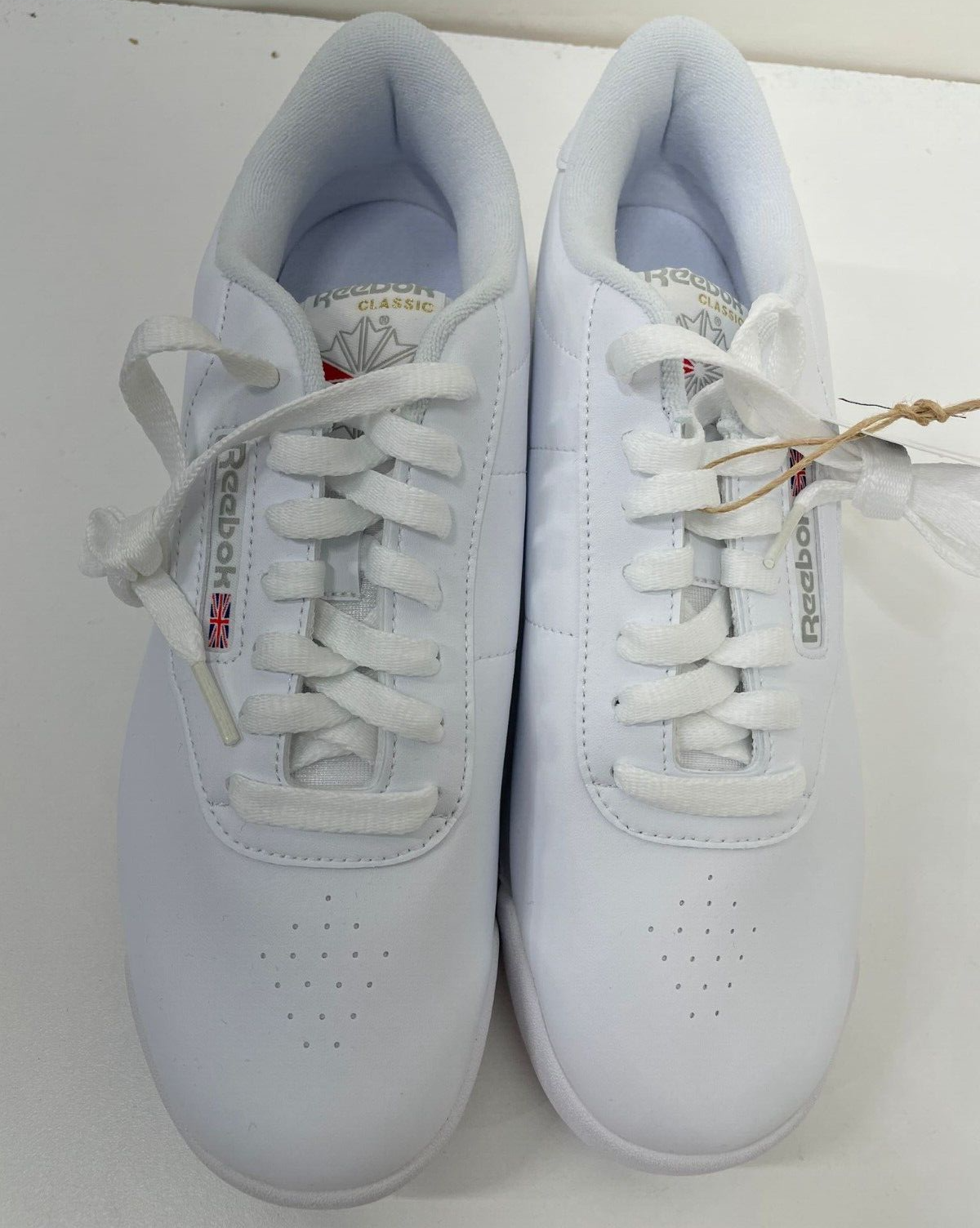 Reebok Womens 9.5 Princess Training Shoes Sneaker White 1475 Walking