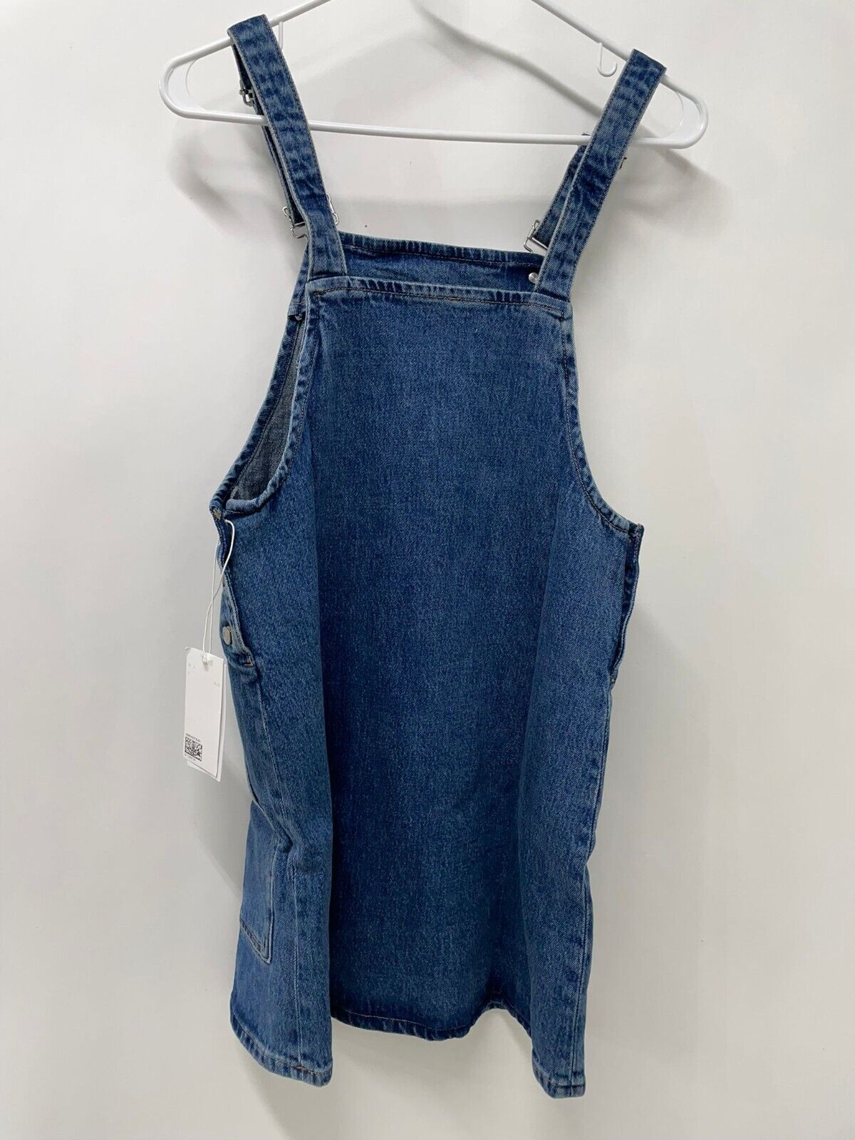 Paris Atelier & Other Stories Womens 2 Denim Jean Overall Mini Dress