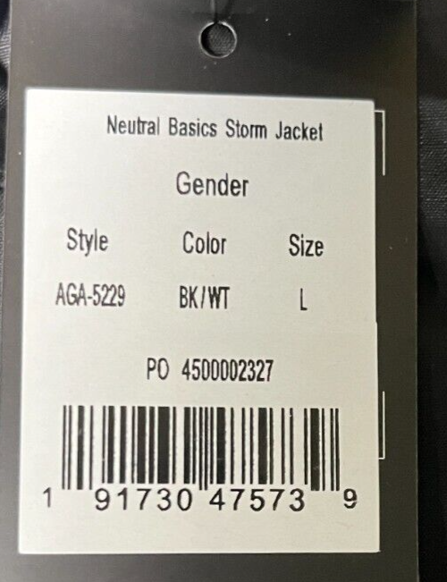 Capelli Sport Bend FC Men's L Neultral Basics Storm Jacket Black Hooded AGA-5229