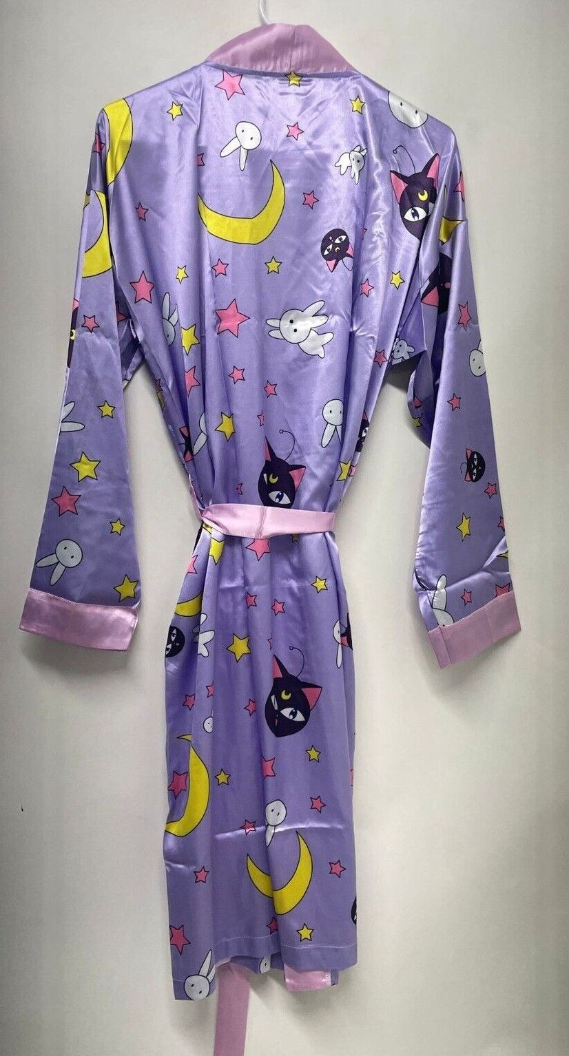 Oh My Senpai Adult Nerdy Loungewear Robe Moonie Purple Luna from Sailor Moon