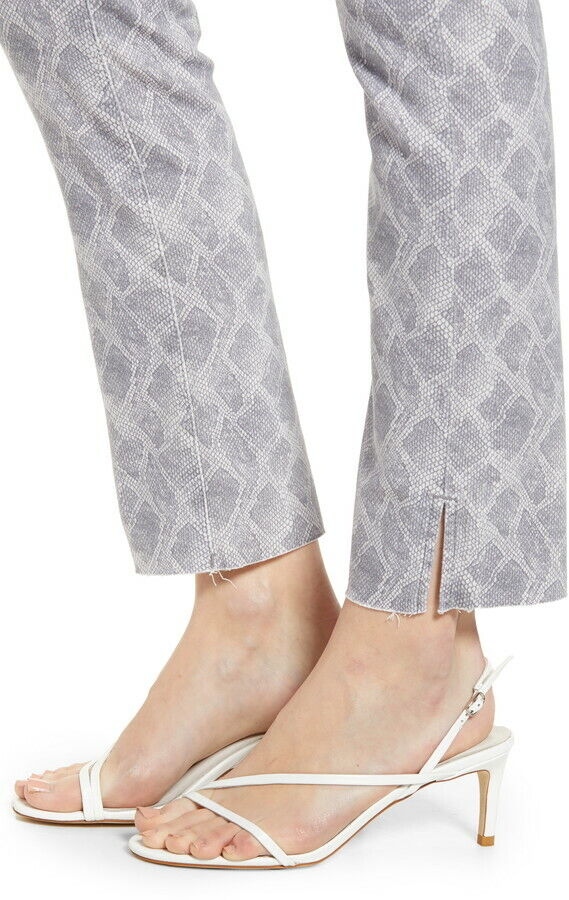 Paige Womens 31 Viper Snake Print Hoxton Slim Skinny Jeans High Waist Ankle
