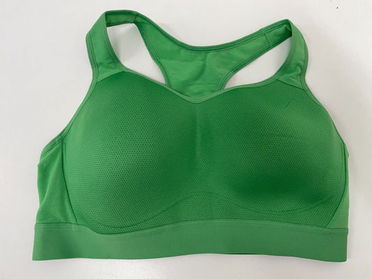 Gymshark Womens XL Lightweight High Support Sports Bra Apple Green B2A6W-EBFX