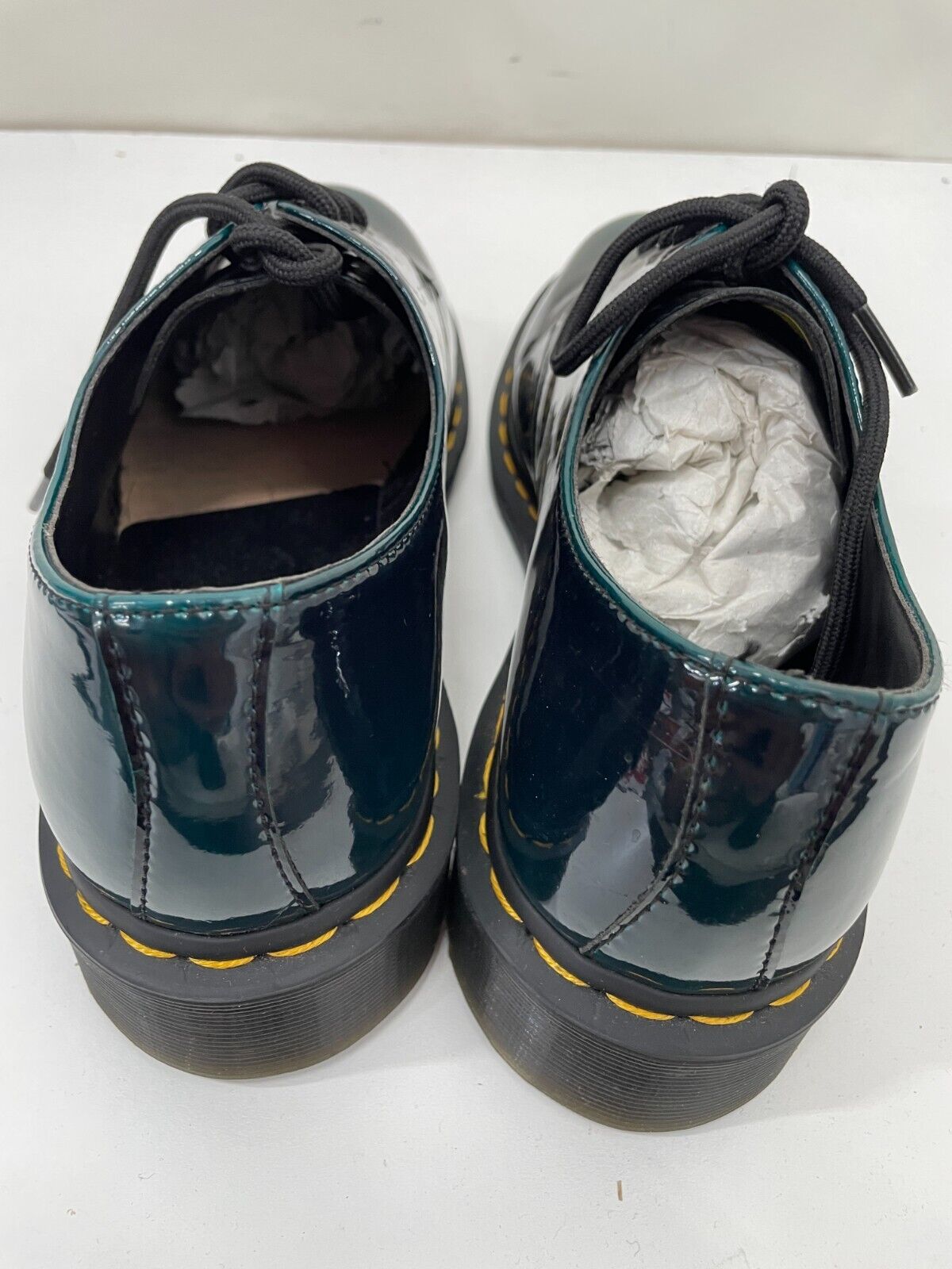 Dr Martens Airwair Womens 9 Vegan 1461 Oxford Shoes Super Glossy Finish 26890431