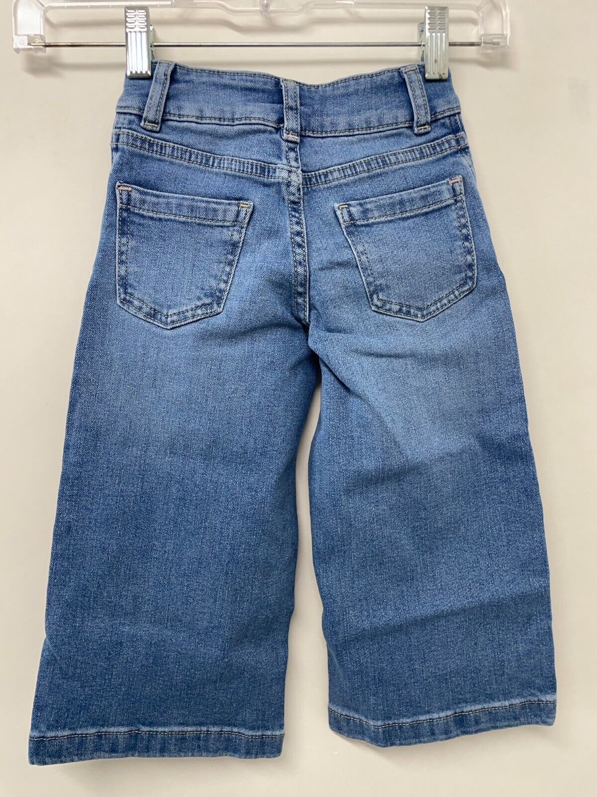 Boden Girls 4 Straight Leg Flare Jeans Light Denim Cropped Blue 5 Pockets G3553