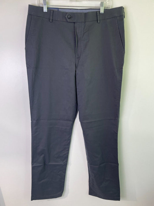 Charles Tyrwhitt Mens 36W/32L Ultimate Non-Iron Chino Pant Dark Gray TRC0269DYG