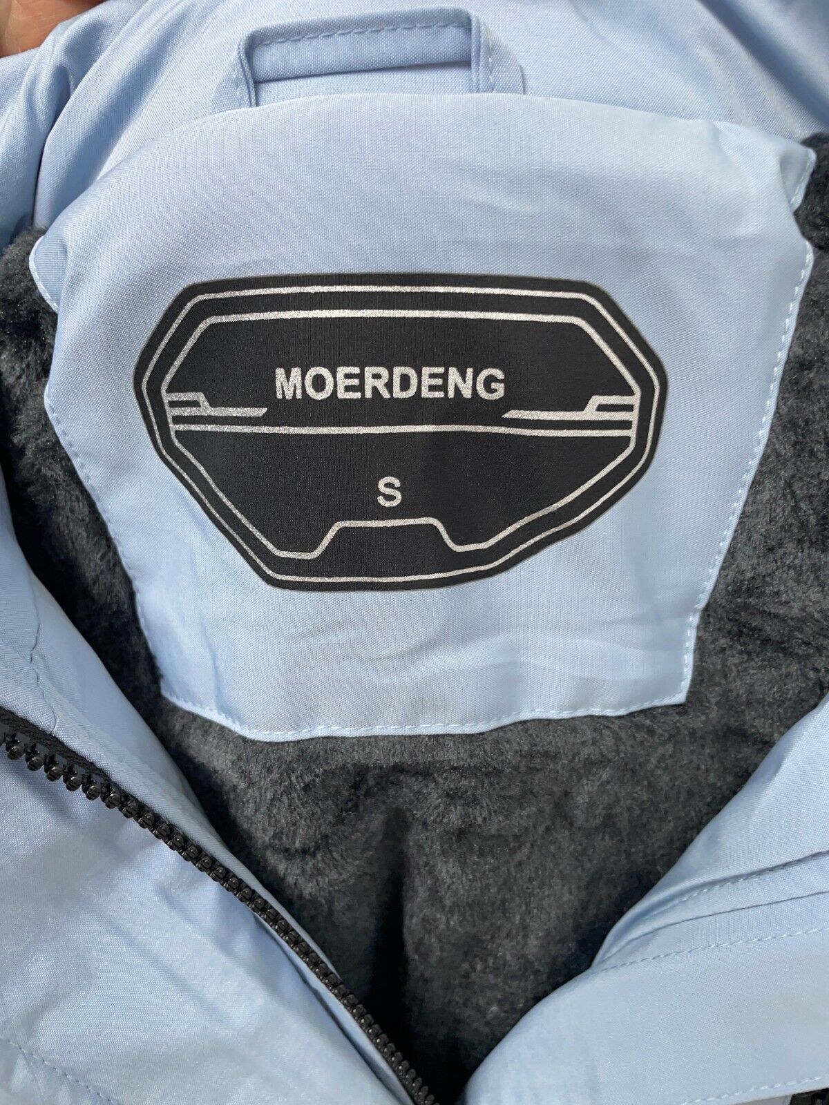 Moerdeng Womens S Waterproof Ski Snow Winter Hooded Jacket Denim Blue CIC8622B