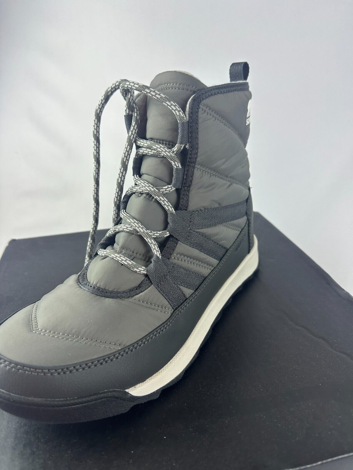 Sorel Womens 9.5 Whitney II Short Lace Boot Quarry 1921341052 Sporty Winter Snow