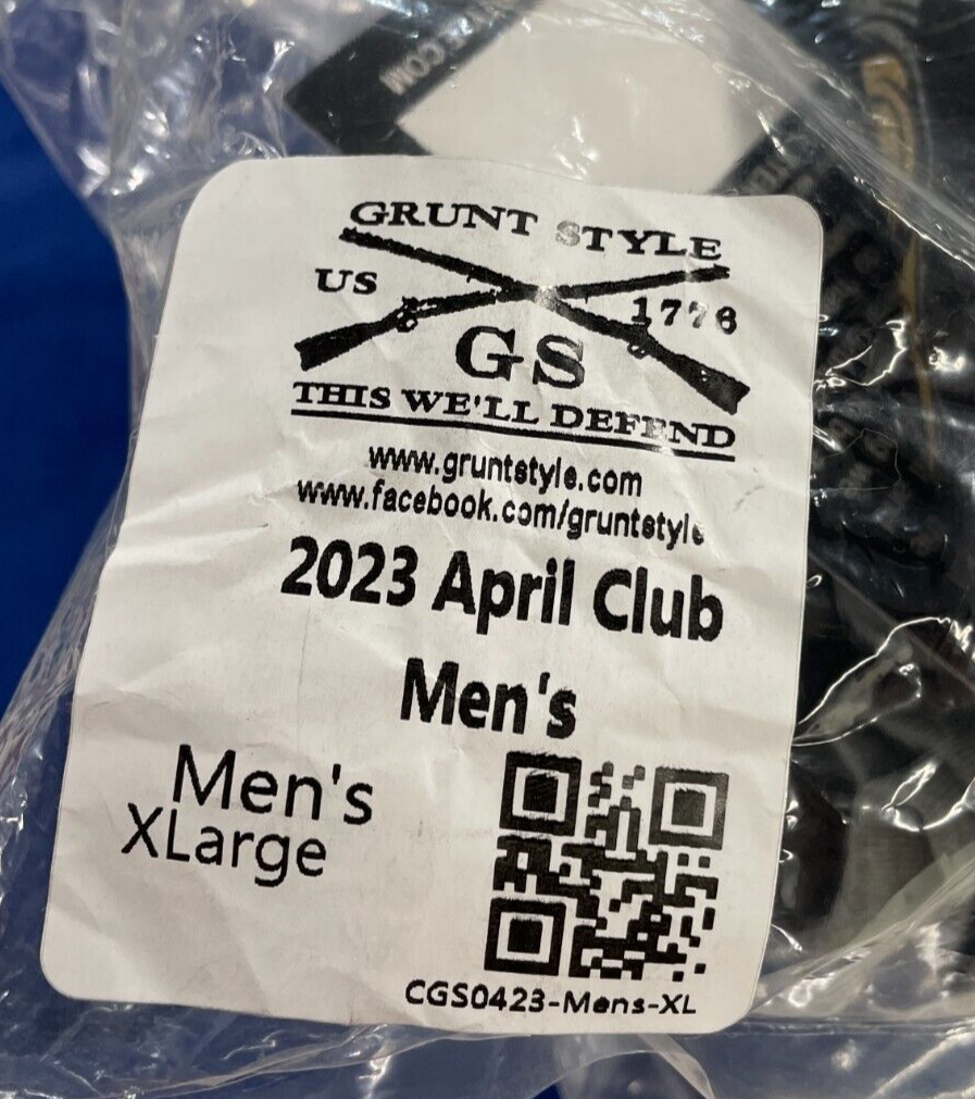 Grunt Style Mens XL 2023 April Club T-Shirt Gray Grim Reaper Iron Feast Tee