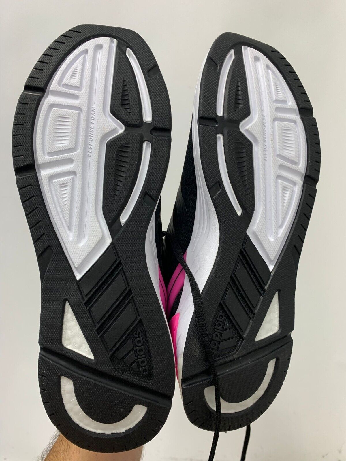 Adidas Womens 10 Response Super Running Shoes Black Hi Res Yellow FZ1973