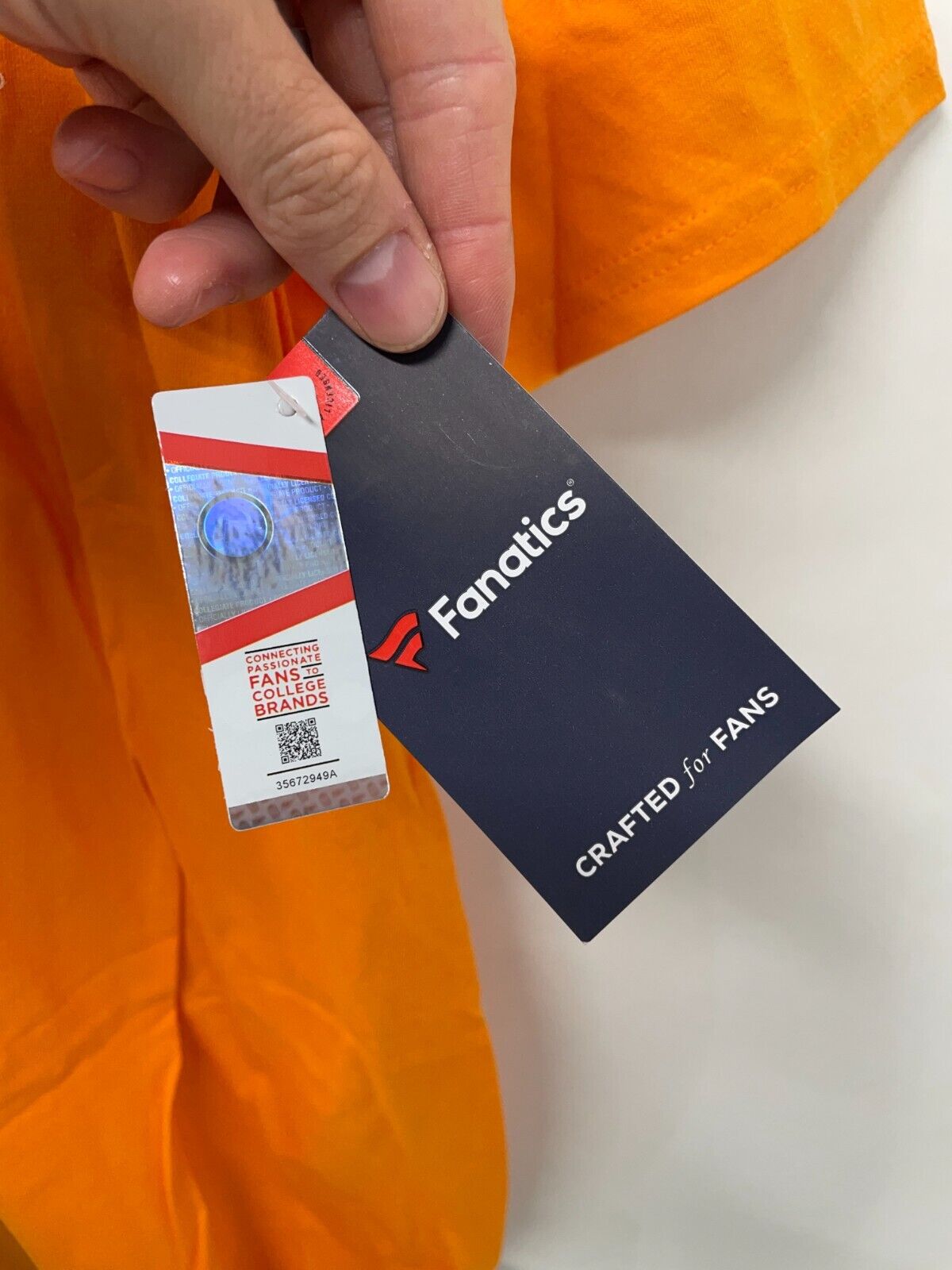 Fanatics Lot of 2 Mens XL Tennessee Volunteers Basic Arch T-Shirt Black & Orange