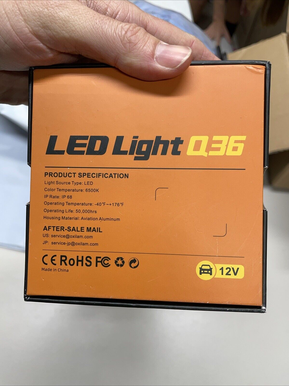 OXILAM H13/9008 LED Light Bulbs 60W 20000LM 6500K Cool White Pair 600% Brighter