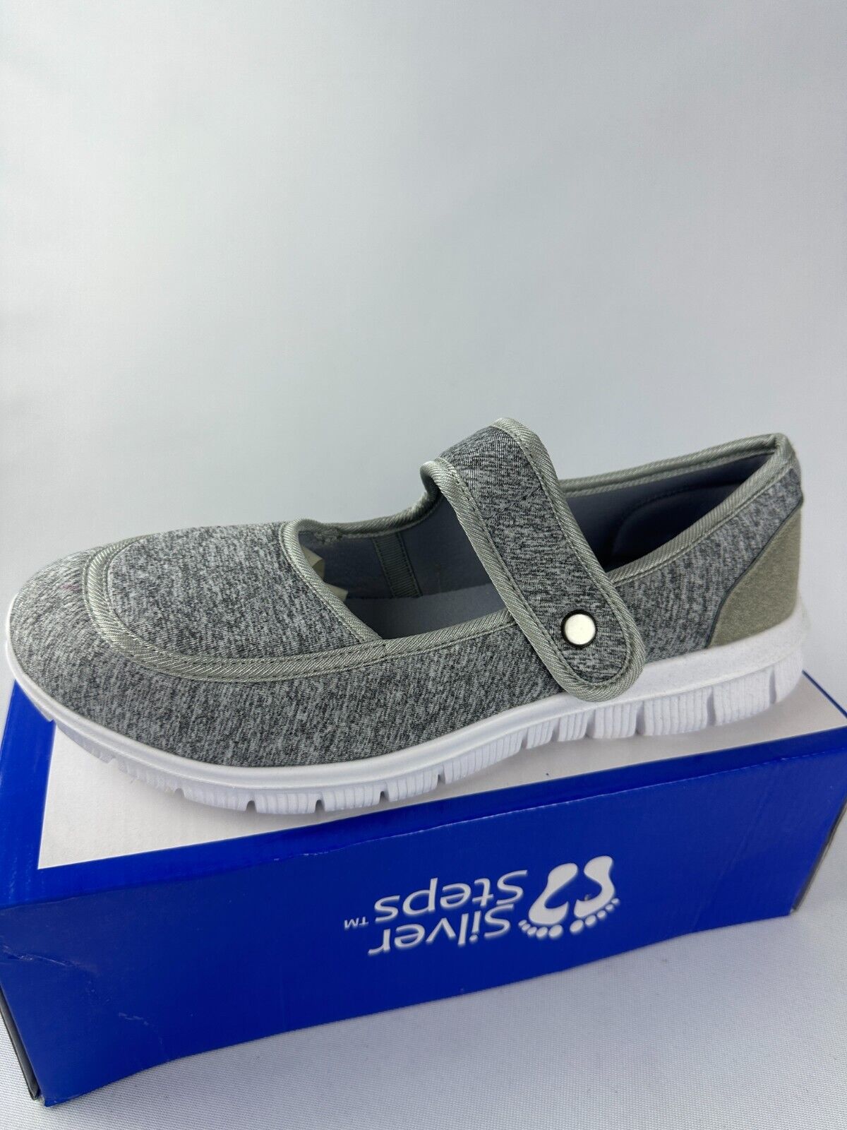 Silver Steps Womens 11 Miles Kimball Feather Lite Mary Jane Shoes GD-3862GY11
