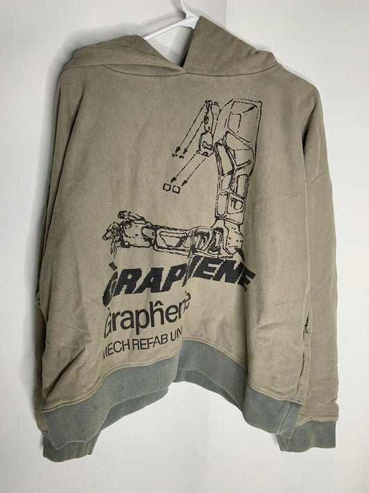 2144 Museum Mens S Graphene NPU Hoodie Sweatshirt Pullover Oversized