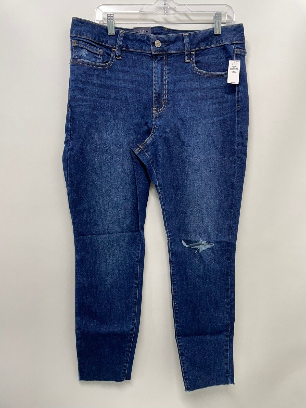 Gap Women 33 16S 16P Universal Mid Rise Jegging Jeans Denim Washwell Dark Indigo