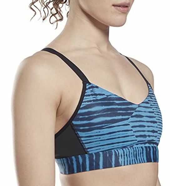 Core 10 Reebok Womens 2XL Lux Strappy Sports Bra Navy Medium Support