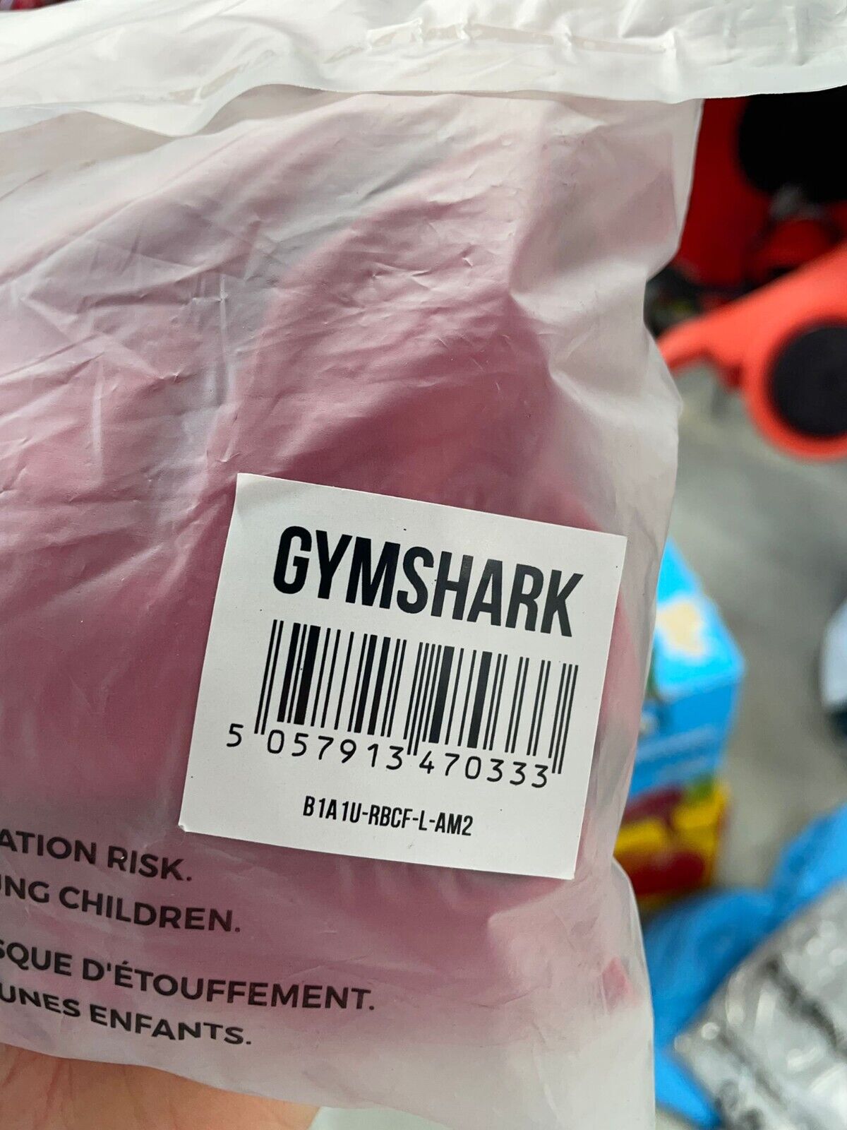 Gymshark Women's L Training Cropped Leggings Raspberry High Rise Capri B1A1U