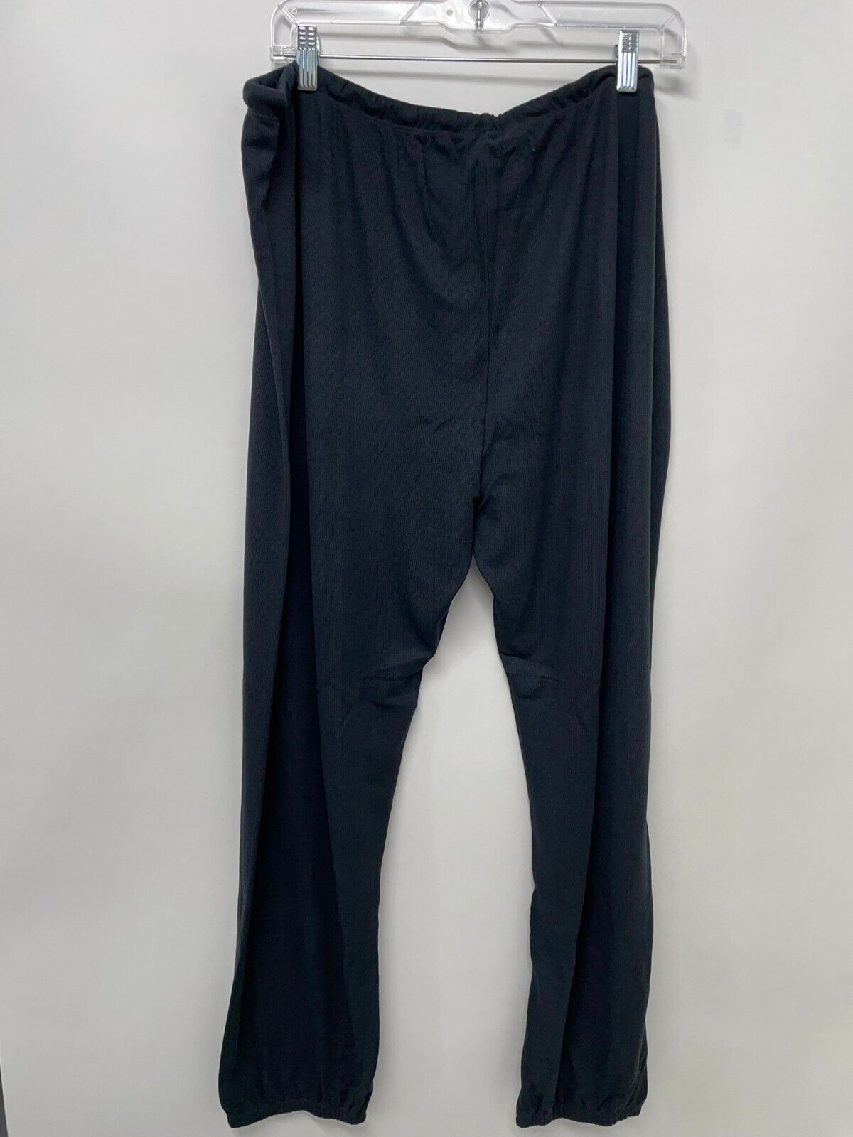 Knix Womens XXXL Flowy Softly Rib Lounge Pant Pajama Black Drawstring Pull On