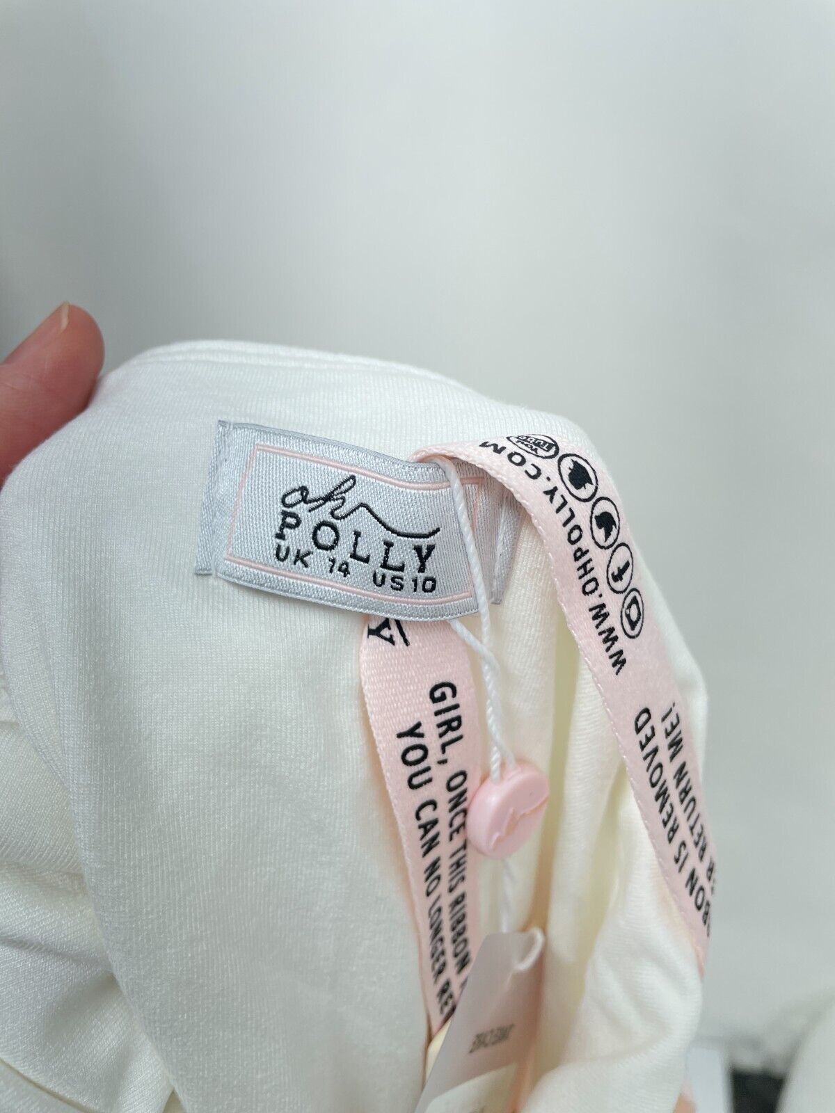Oh Polly Womens 10 Jolie Sweetheart Neckline Mini Dress White Sleeveless 6193