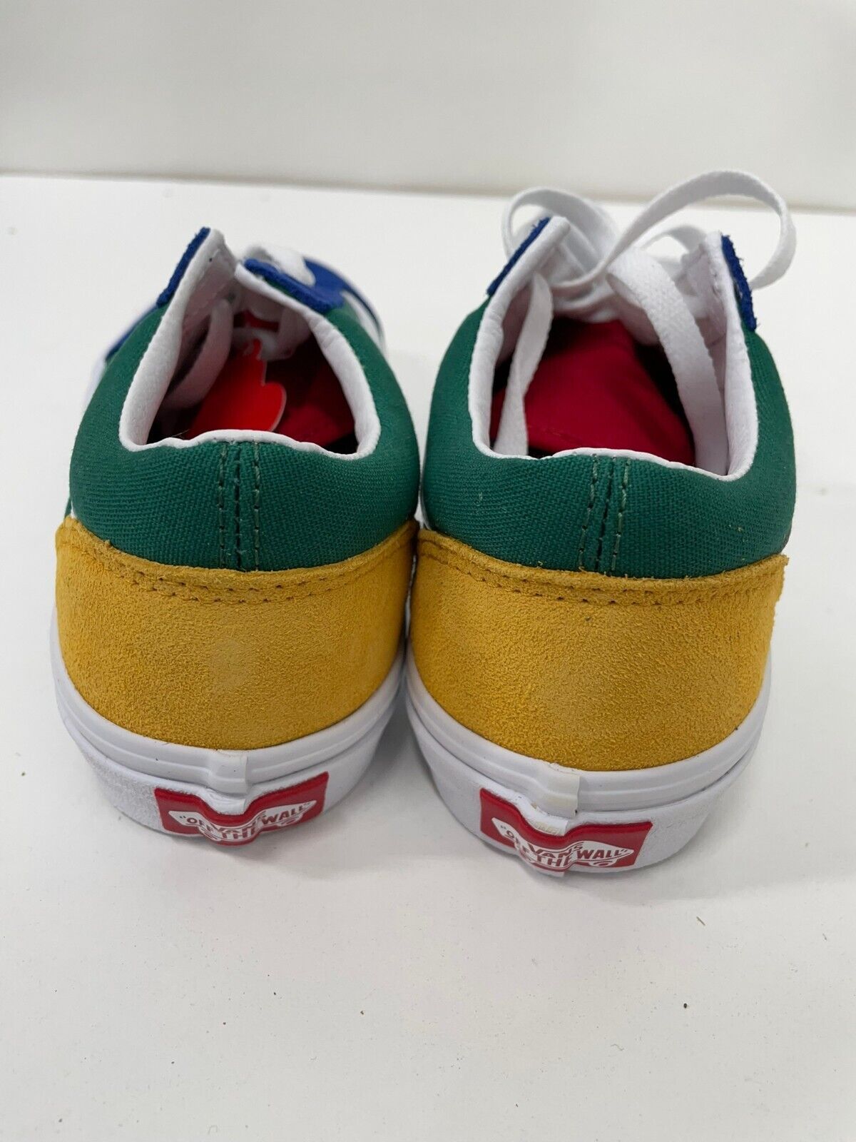 Vans Kids 3 Yacht Club Old Skool Sneaker Shoes Colorblock Canvas Boys Girls