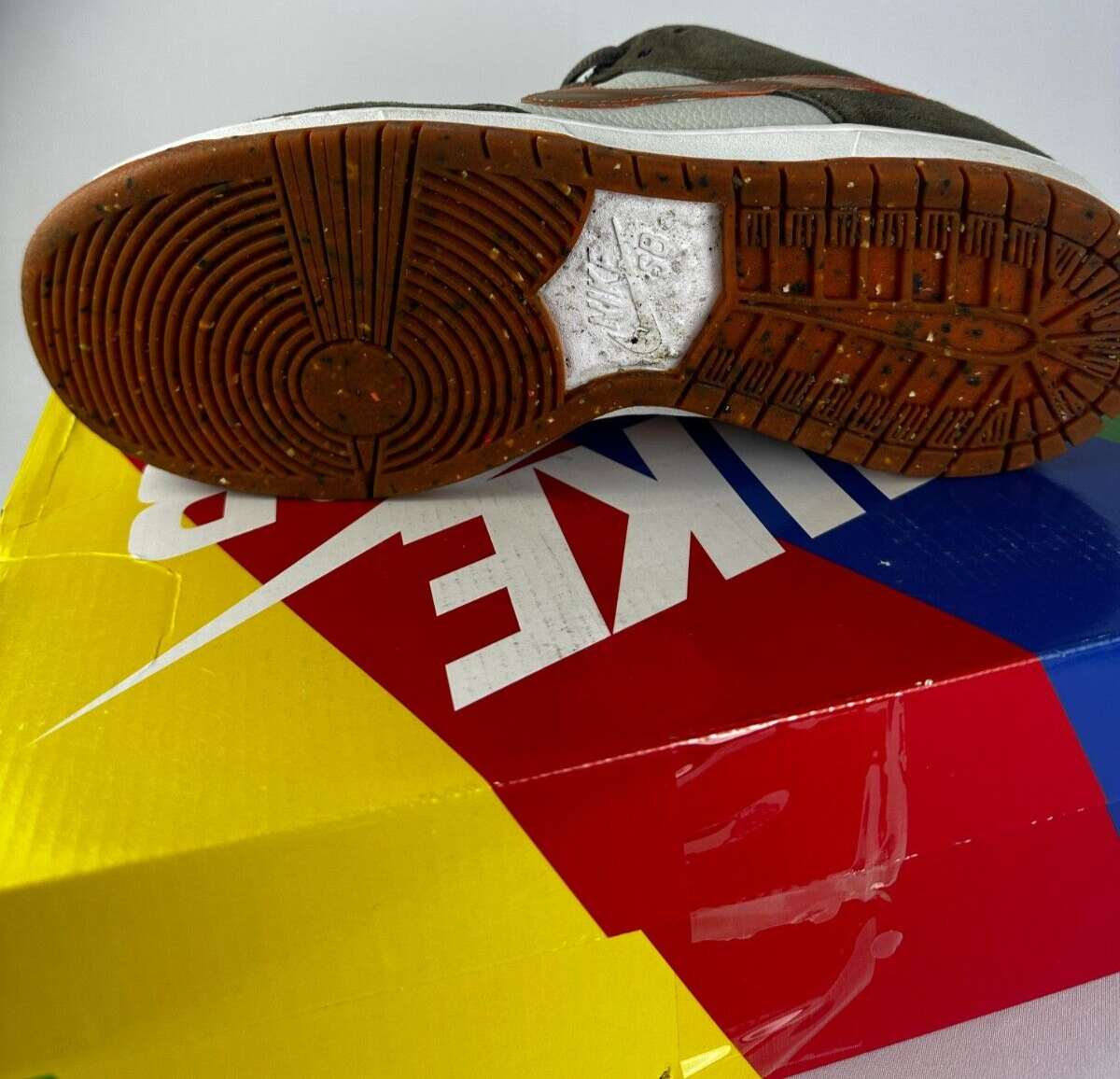 Nike Men's 10.5 Crushed D.C. x Dunk Low SB Golden Hour Skate DH7782 001 Shoes