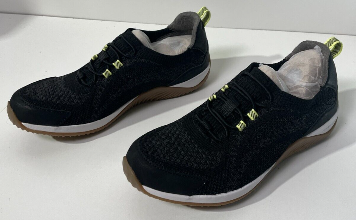 Ryka Women's 7.5W Echo Sky Slip-On Knit Sneakers Shoes Black I8357F1001