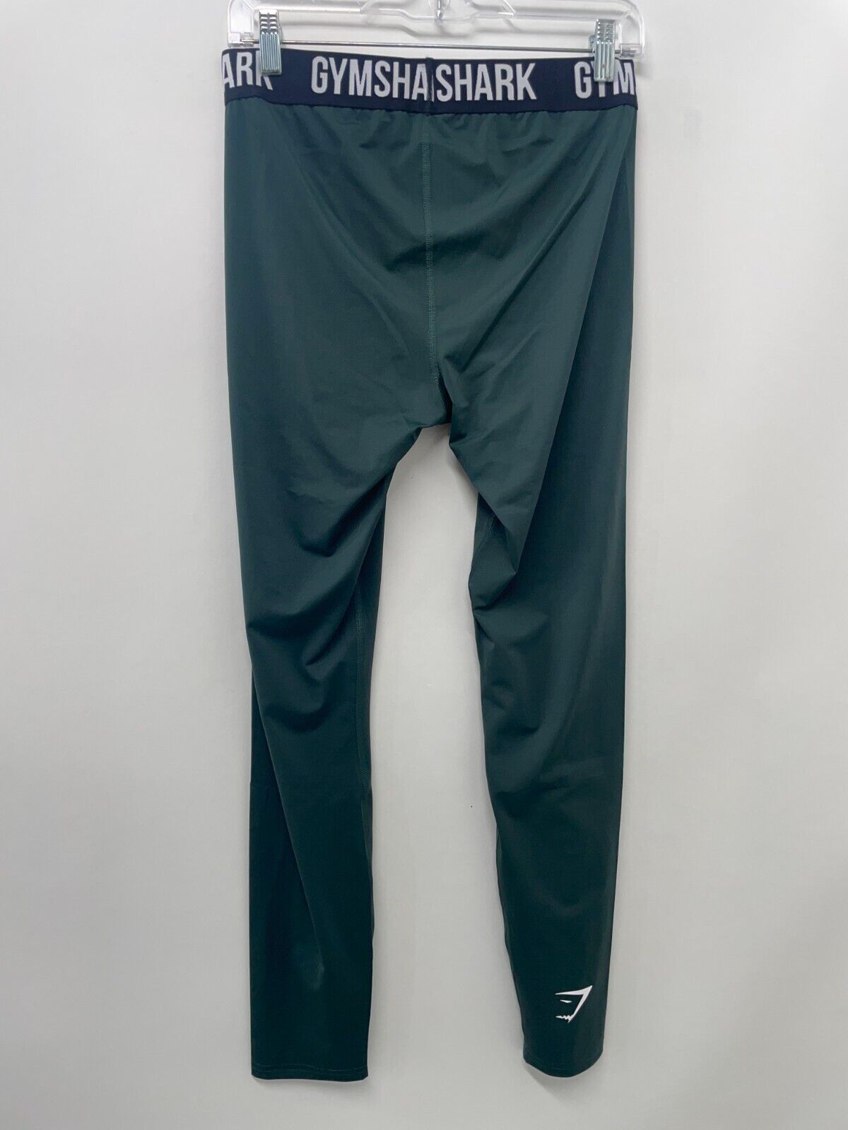 Gymshark Mens L Element Baselayer Leggings Dark Green Elastic Waist A1A3K-EBDJ