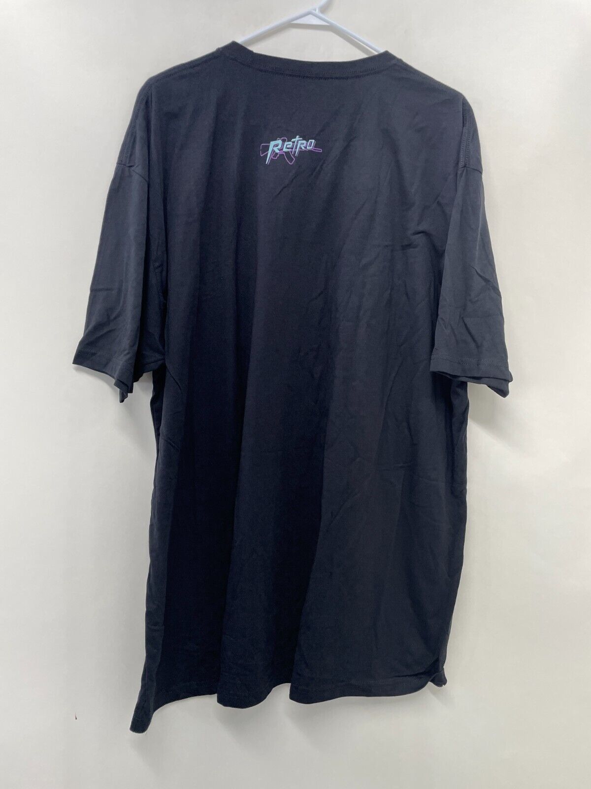 Retro Rifle Men's 4XL Slow is Smooth Tee Black Crew Short Sleeve Sloth Graphic