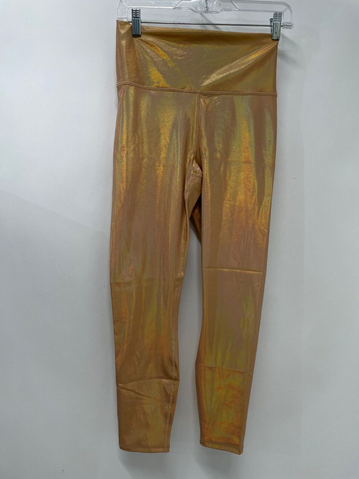 Fabletics Women M Ultra High Waisted Iridescent Desert PureLuxe 7/8 Legging Luxe