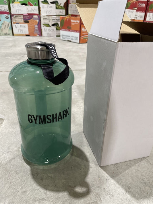 Gymshark 2.2L Water Bottle Jug With Side Carry Handle, Green I1A2U Gym