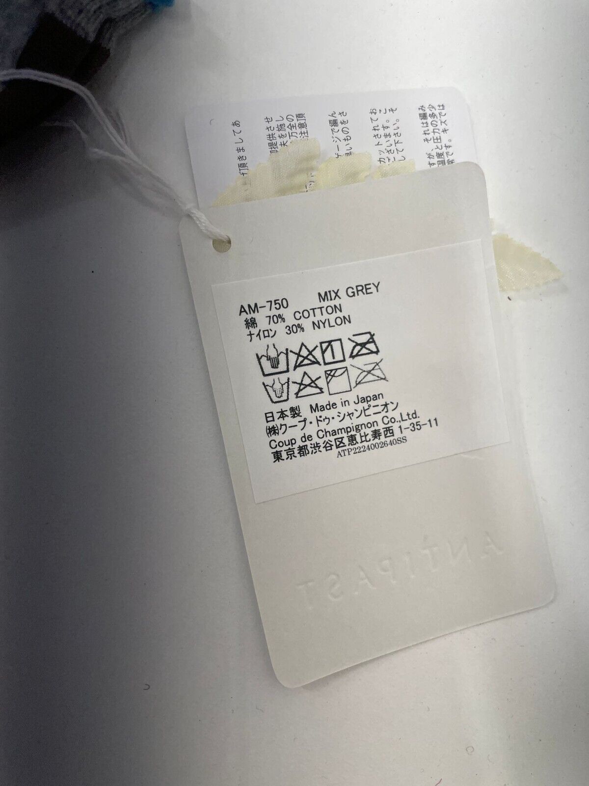 Antipast Women’s AM-750 Neat and Tidy Sock Mix Grey Polka Dot Crew Cotton Nylon