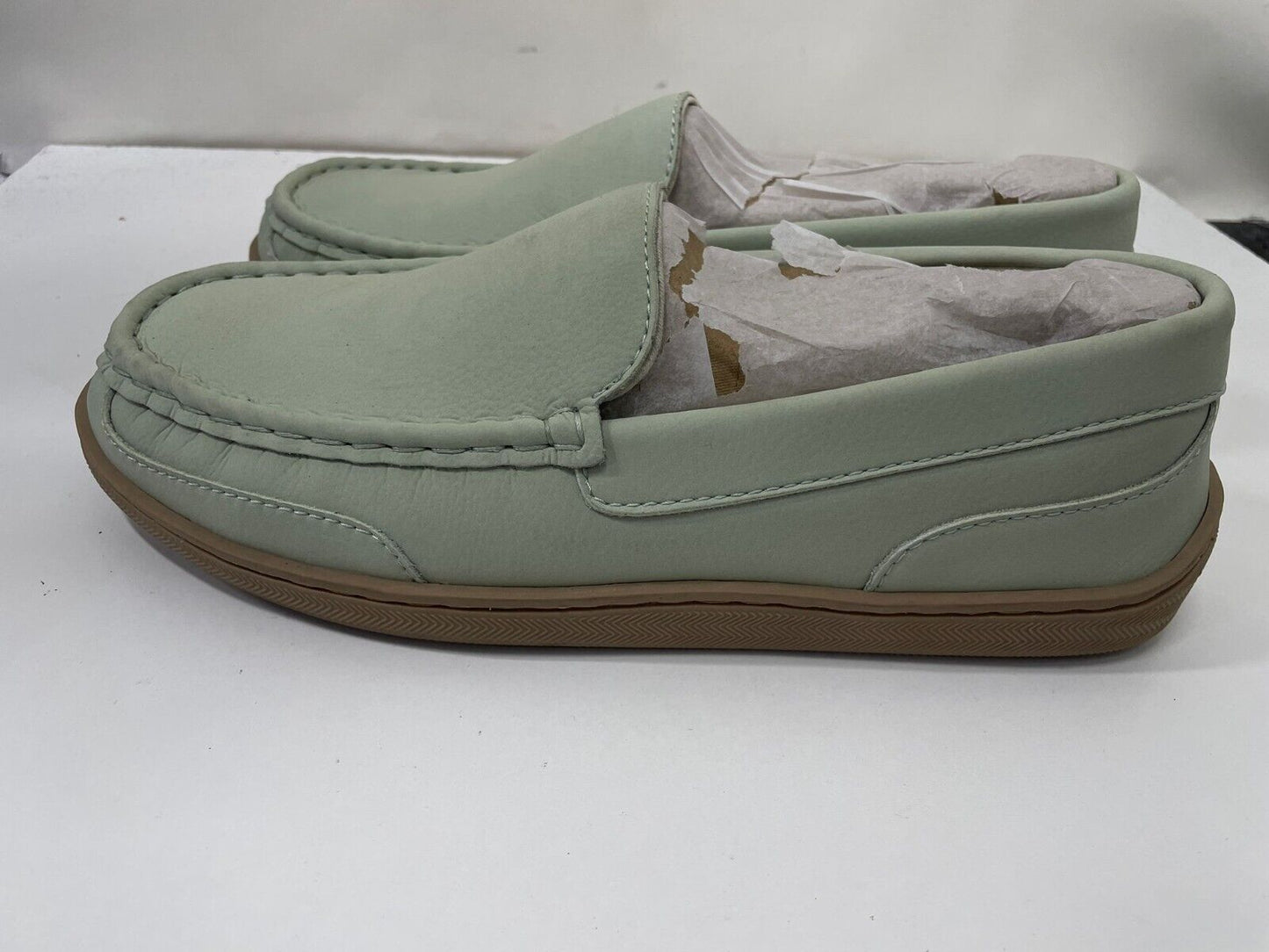 MySlippers Womens 10 All Season Moccasin Slippers Shoes Shoes Mint Green Pillow