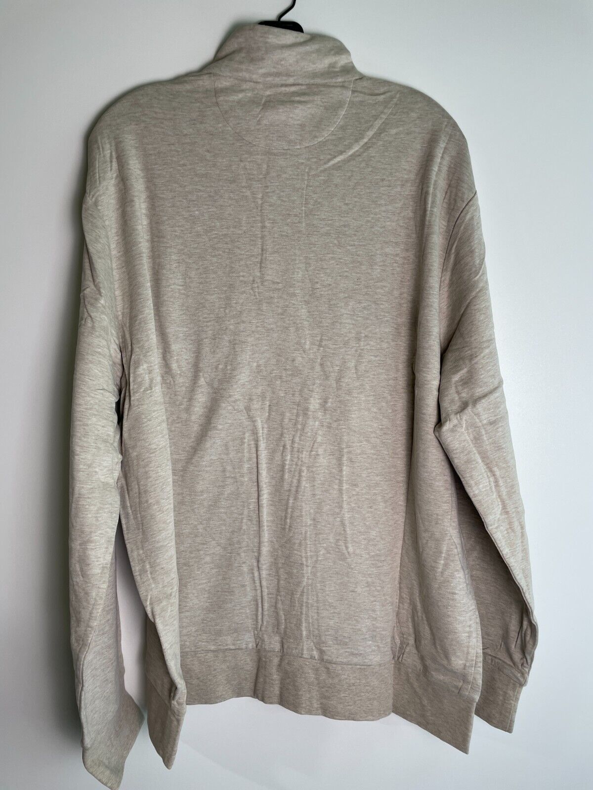 Polo Ralph Lauren Mens XL Classics Pullover Sweater Beige Long Sleeve Stretch