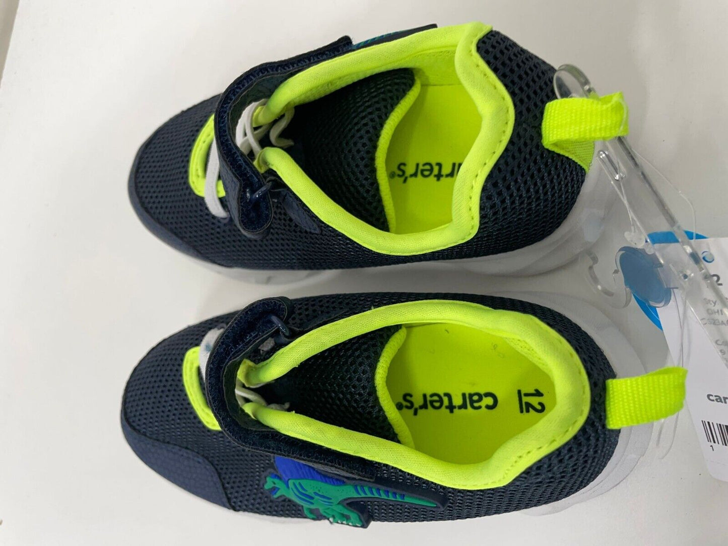 Carter's Little Kids Boys 12 Dinosaur Ohio Sneaker Shoes Running Navy