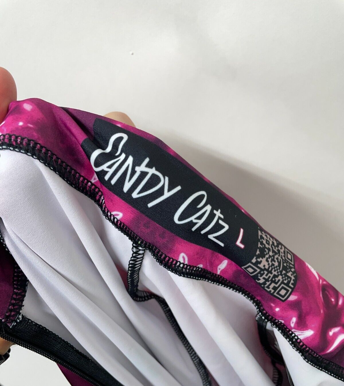 Candy Catz Women's L Flux Droid Magenta Costume Bodysuit Cosplay Festival Robot