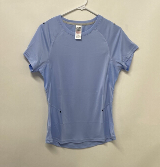Gymshark Women's M Speed T-Shirt Moonstone Blue Regular Fit Active Gym B3A3F NWT