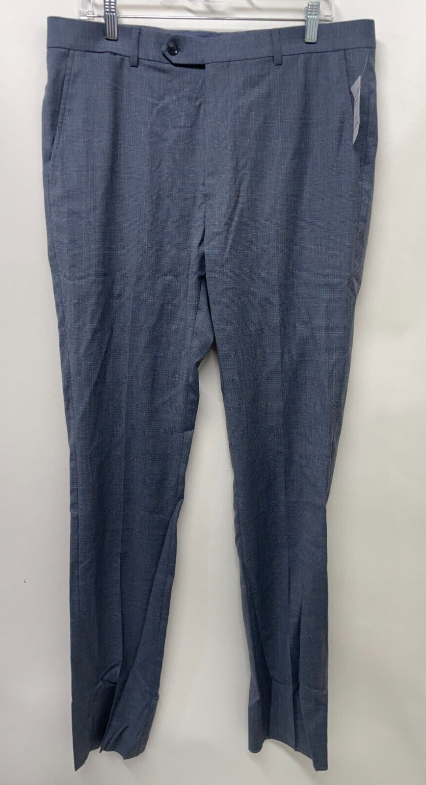 Tommy Hillfiger Mens 36 Lowen Dress Suit Pants Gray Check Plaid LWNN2ASB0098