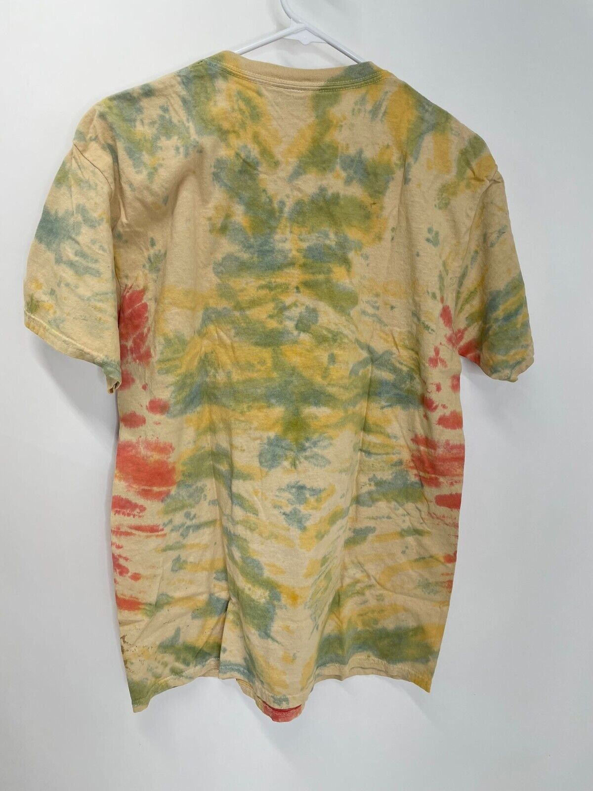 Channel 5 News Mens Adult M World Goes Round Tie Dye T Shirt Politics