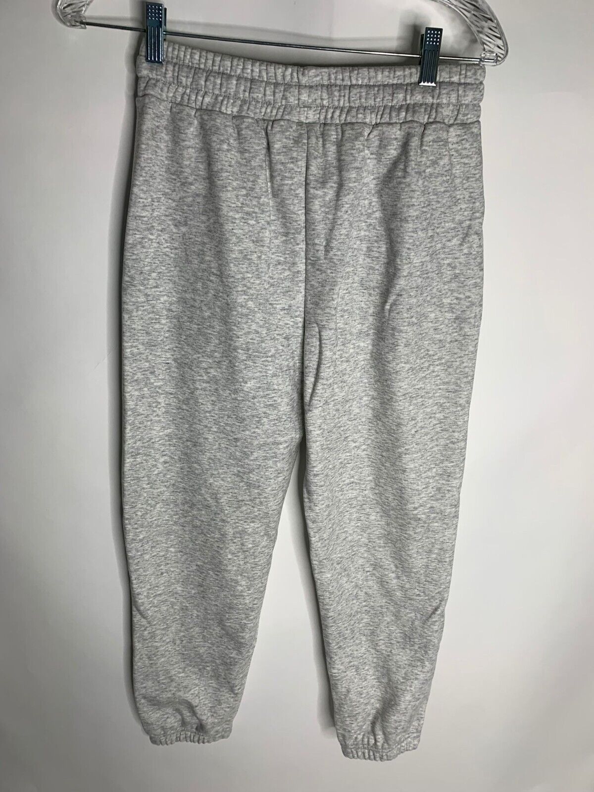 Fabletics Mens S The Go-To Jogger Sweat Lounge Pants Light Grey Heather Fleece